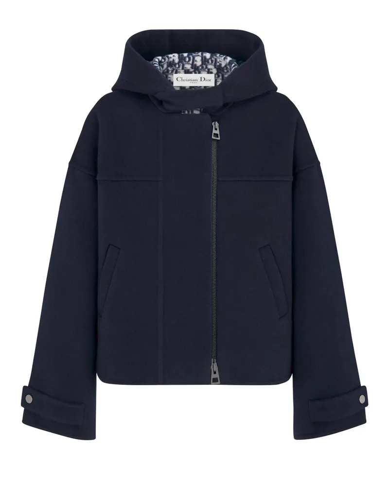 Dior Cabanjacke mit Reißverschluss und Kapuze 