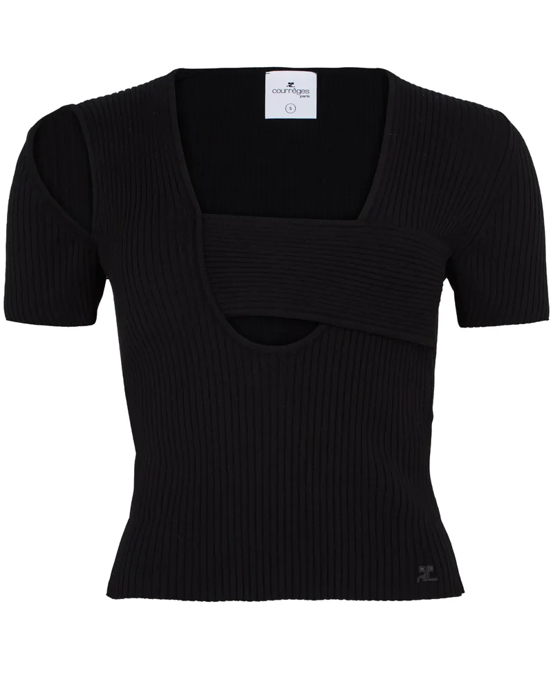 Courrèges Rippstrickpullover Infinity 