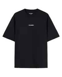 Jil Sander T-shirt mit rundhalsausschnitt Black