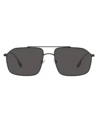 Burberry Rechteckige Sonnenbrille Webb Black