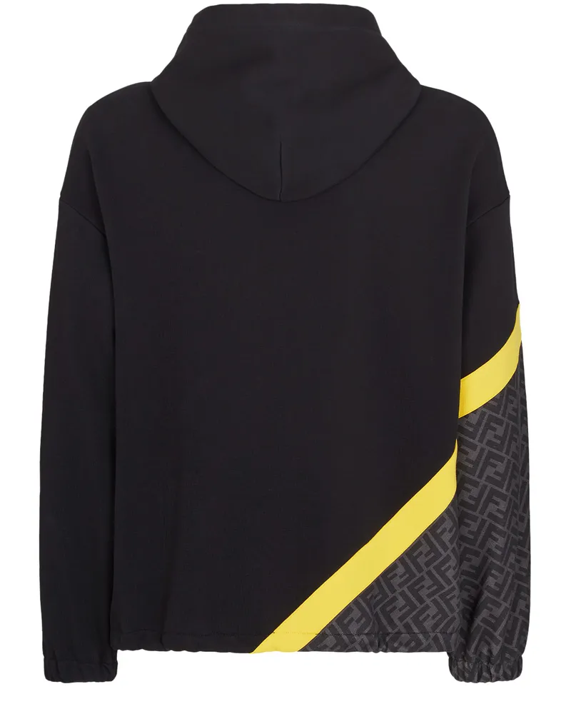 Black fendi hoodie mens online