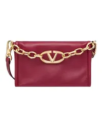 Valentino Garavani Kleine Clutch Vlogo Red