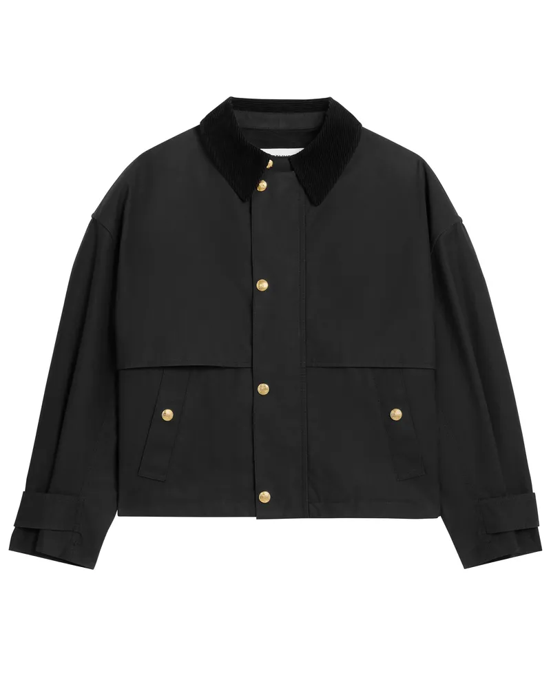 Celine Jacke aus gewachster baumwolle 
