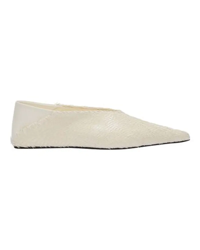 Jil Sander Ballerinas Dragon White