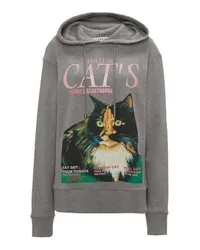 J.W.Anderson Hoodie mit Katzen-Print Grey