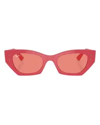 Ray Ban Irregular-Sonnenbrille Zena Bio-Based Red