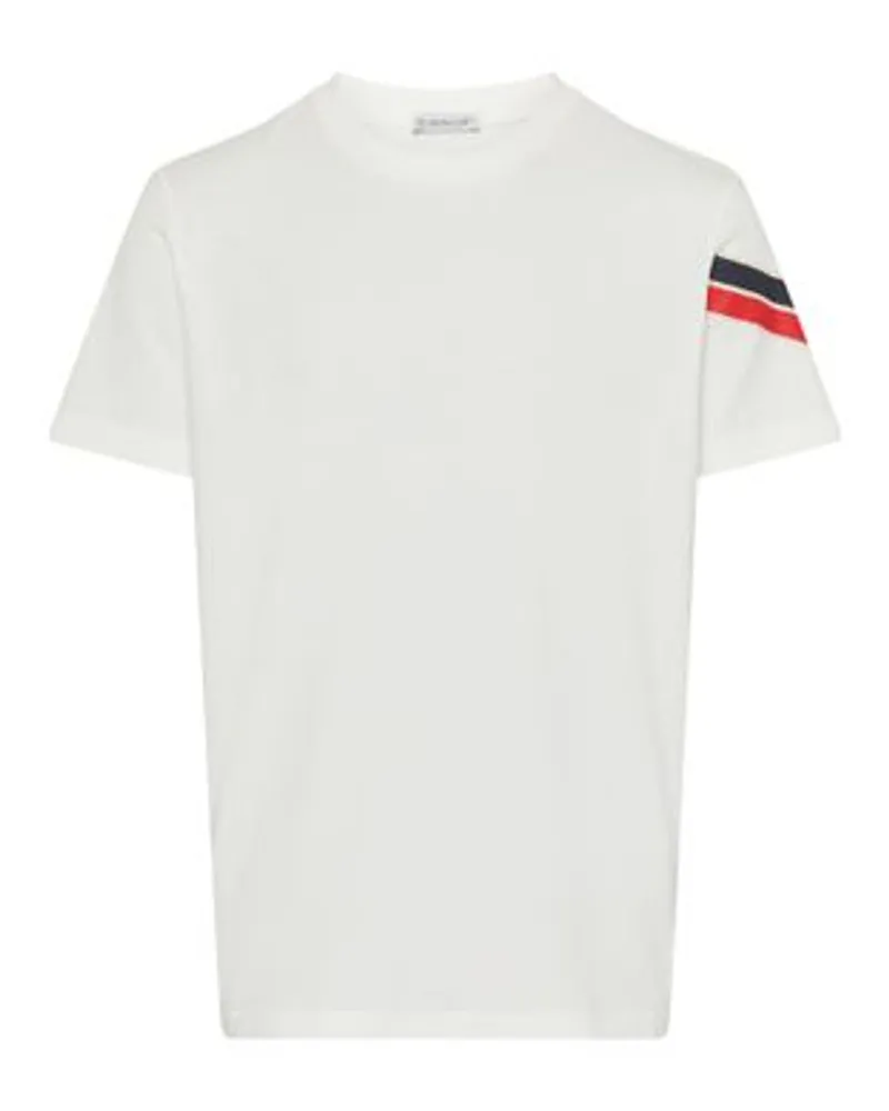 Moncler Kurzarm-T-Shirt White