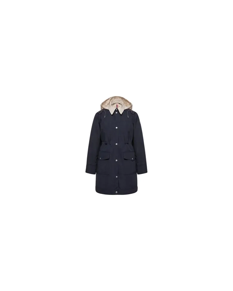 Loewe Jeansjacke mit Shearling-Kragen Blue