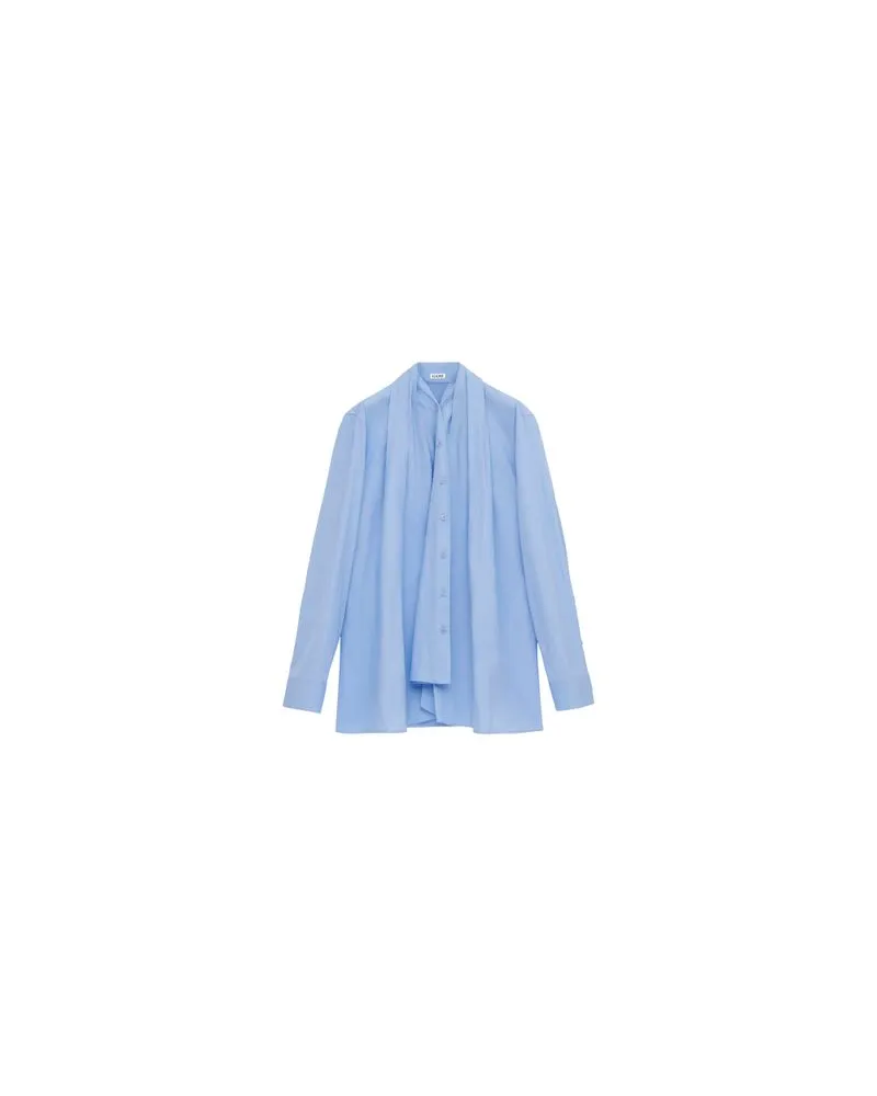 Loewe Jeansjacke mit Shearling-Kragen Blue