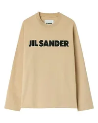 Jil Sander Logo-T-Shirt Brown