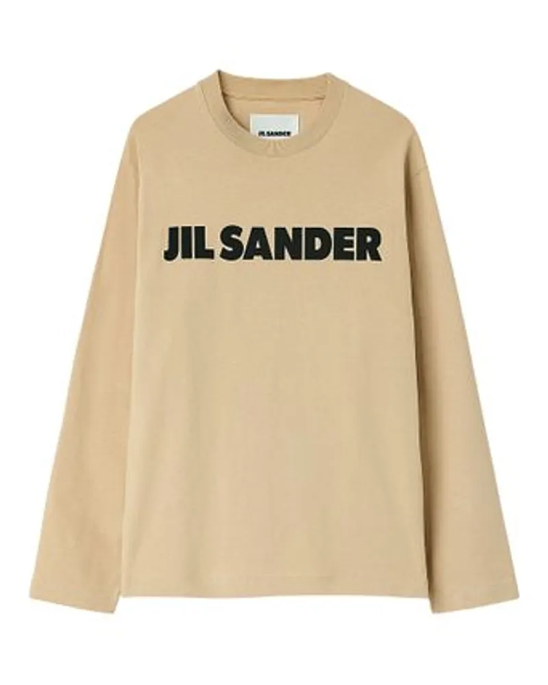 Jil Sander Logo-T-Shirt Brown