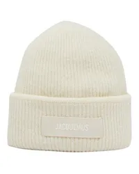 Jacquemus Beanie Gros Grain Off-white