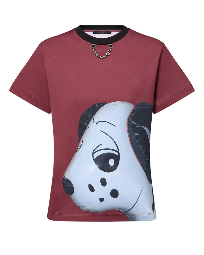 Louis Vuitton Sportives T-Shirt mit Dog-Motiv 