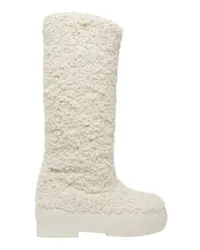 Gia Couture Stiefel Off-white