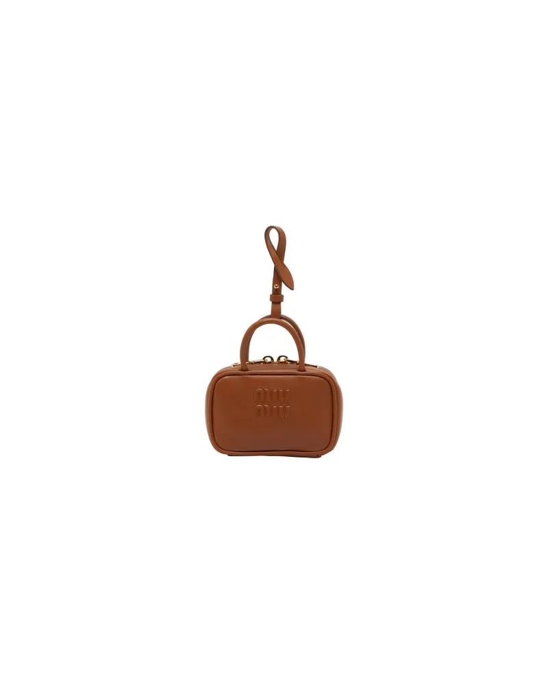 Miu Miu Micro-Tasche Brown