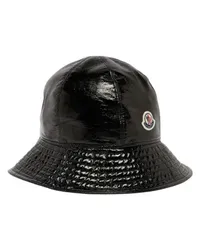 Moncler Bucket Hat mit Logo Black