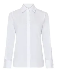 Max Mara Langarmhemd White