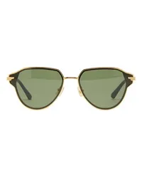 Bottega Veneta Pilotensonnenbrille Gold