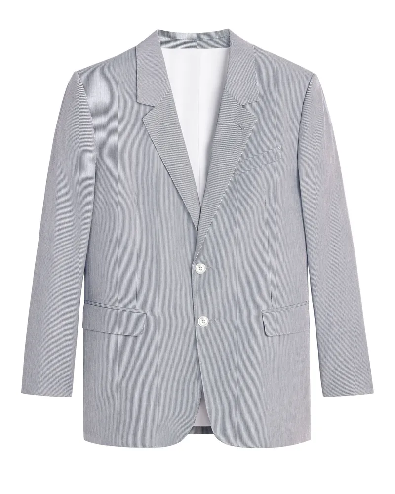 Celine Jude-jacke aus gestreifter baumwolle 