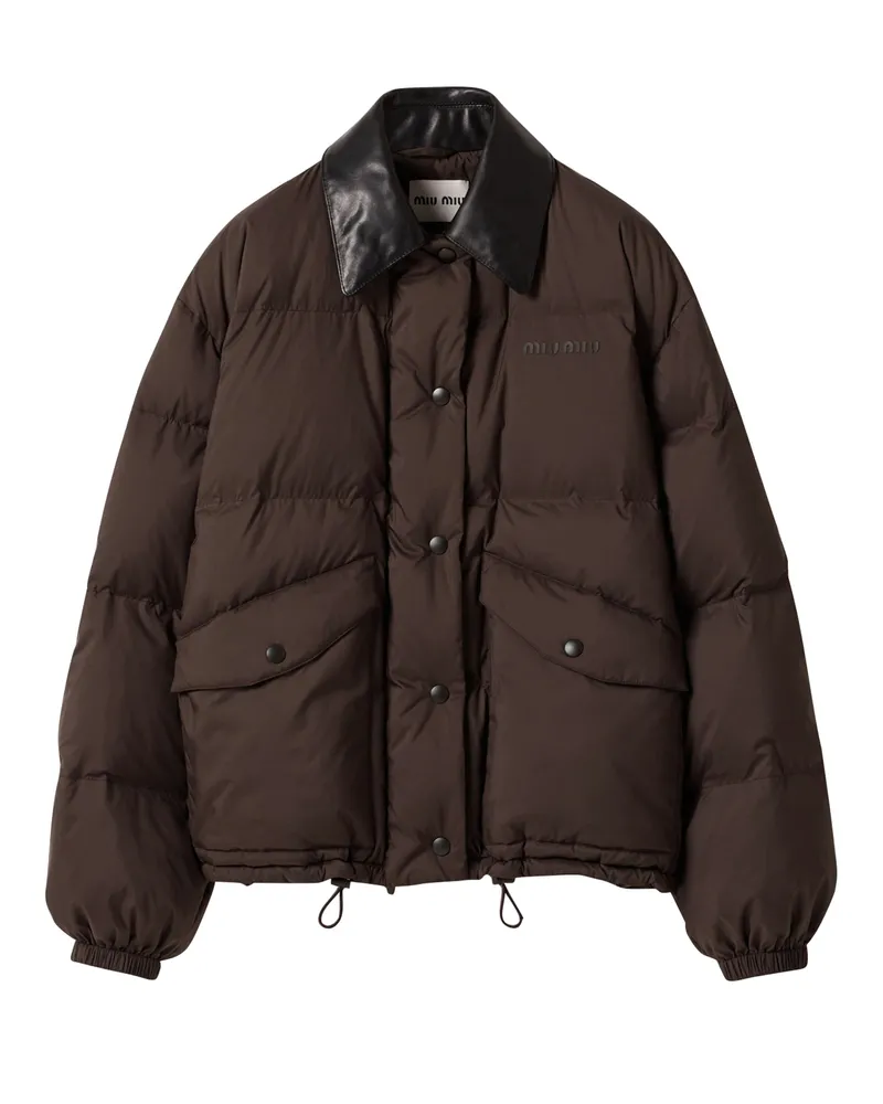 Miu Miu Daunenjacke aus Polyester 