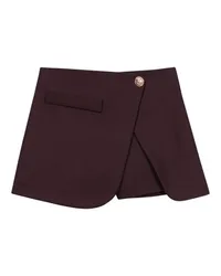 Maje Shorts Trompe-l'Oeil Brown