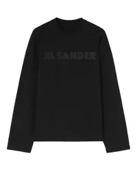 Jil Sander T-Shirt mit Logo Black