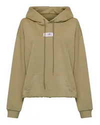 Maison Margiela Hooded Numeric Sweatshirt Green