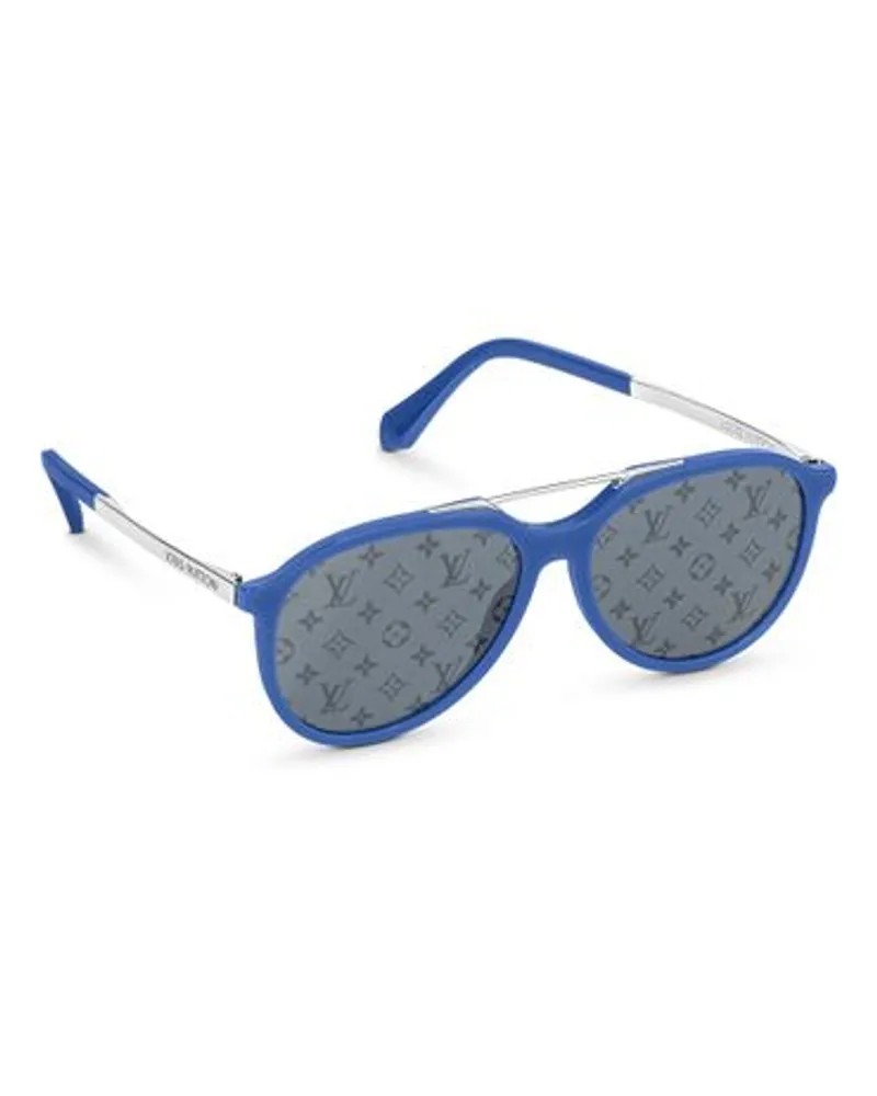 Louis Vuitton Mix It Up Round Sonnenbrille Blue