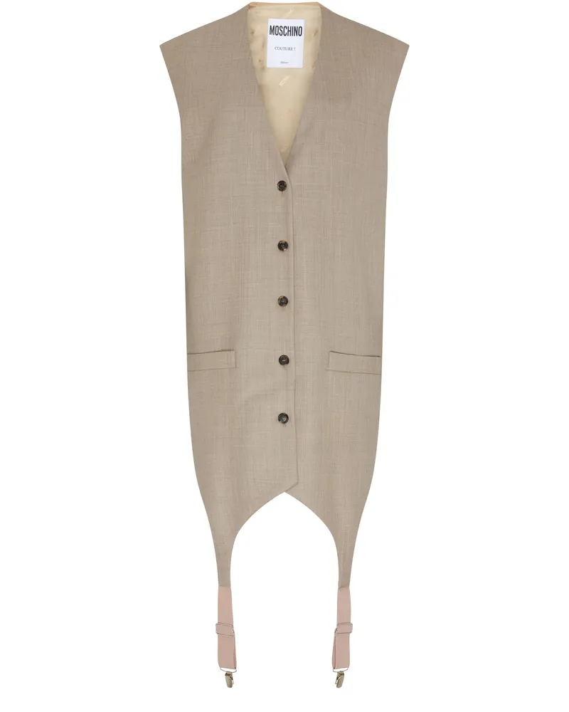 Moschino Midikleid aus Wolle 