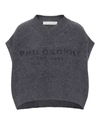 Philosophy Di Lorenzo Serafini Crop-Top Grey