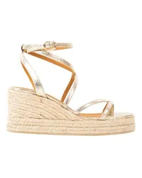 Bobbies Espadrilles mit Keilabsatz Irene Gold