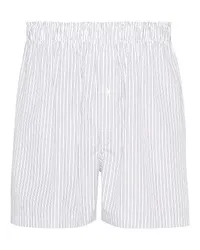 Maison Margiela Gestreifte Shorts Blue