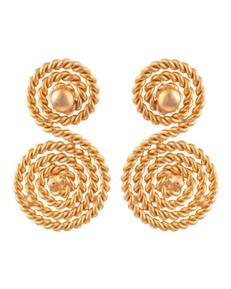 Sylvia Toledano Ohrringe Spirale Gold