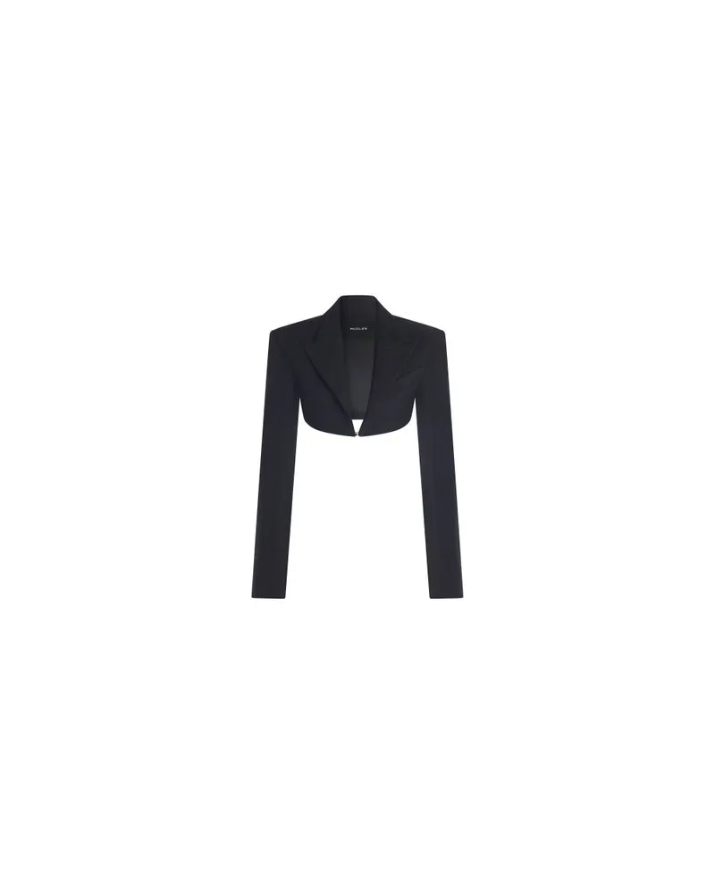 Thierry Mugler Kurze Jacke Black