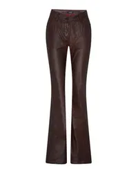 Thierry Mugler Weit geschnittene Hose Burgundy