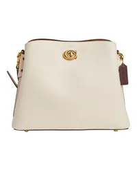 Coach Willow Schultertasche In Blockfarben White