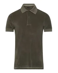 Tom Ford Kurzärmeliges Poloshirt Brown