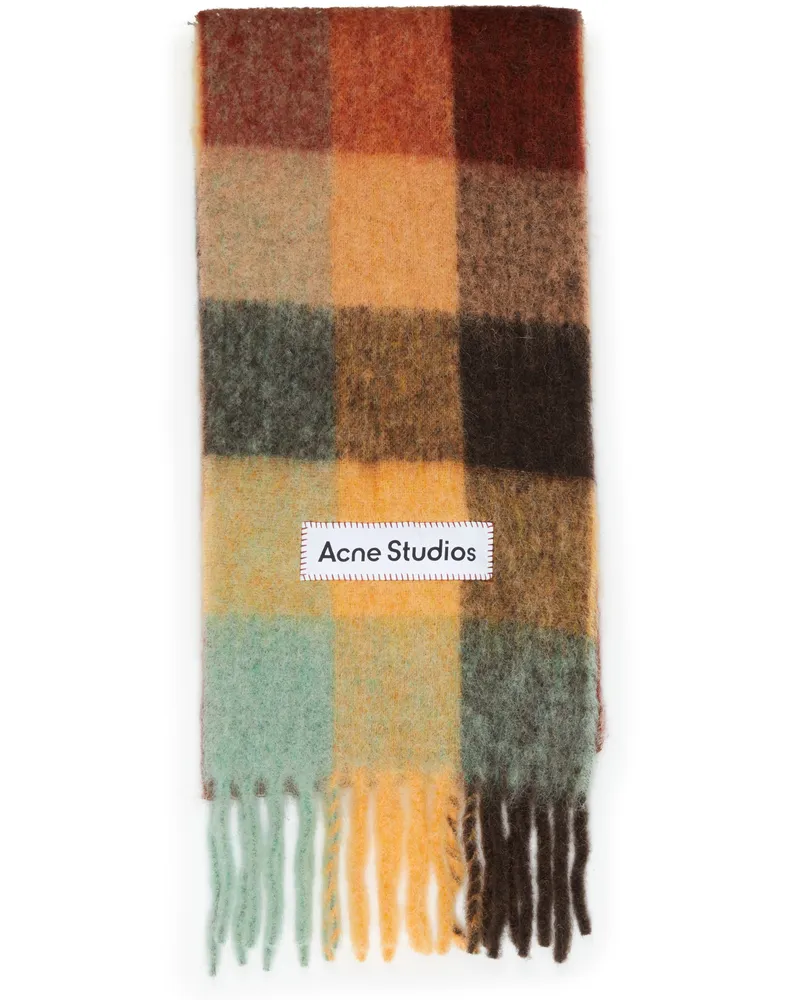Acne Studios Schal Vally Brown