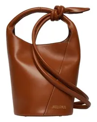 Jacquemus Kleine Tasche Petit Tourni Brown