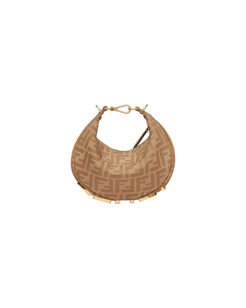 Fendi Hobo Bag Fendigraphy Beige