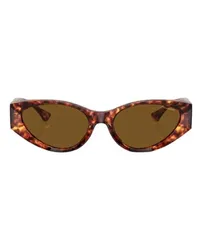 Versace VE4454 Cat-Eye-Sonnenbrille Brown