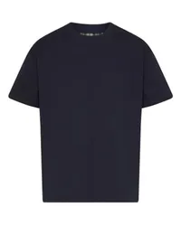 Bottega Veneta Doppellagiges gestreiftes T-Shirt Navy