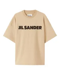 Jil Sander Logo-T-Shirt Brown