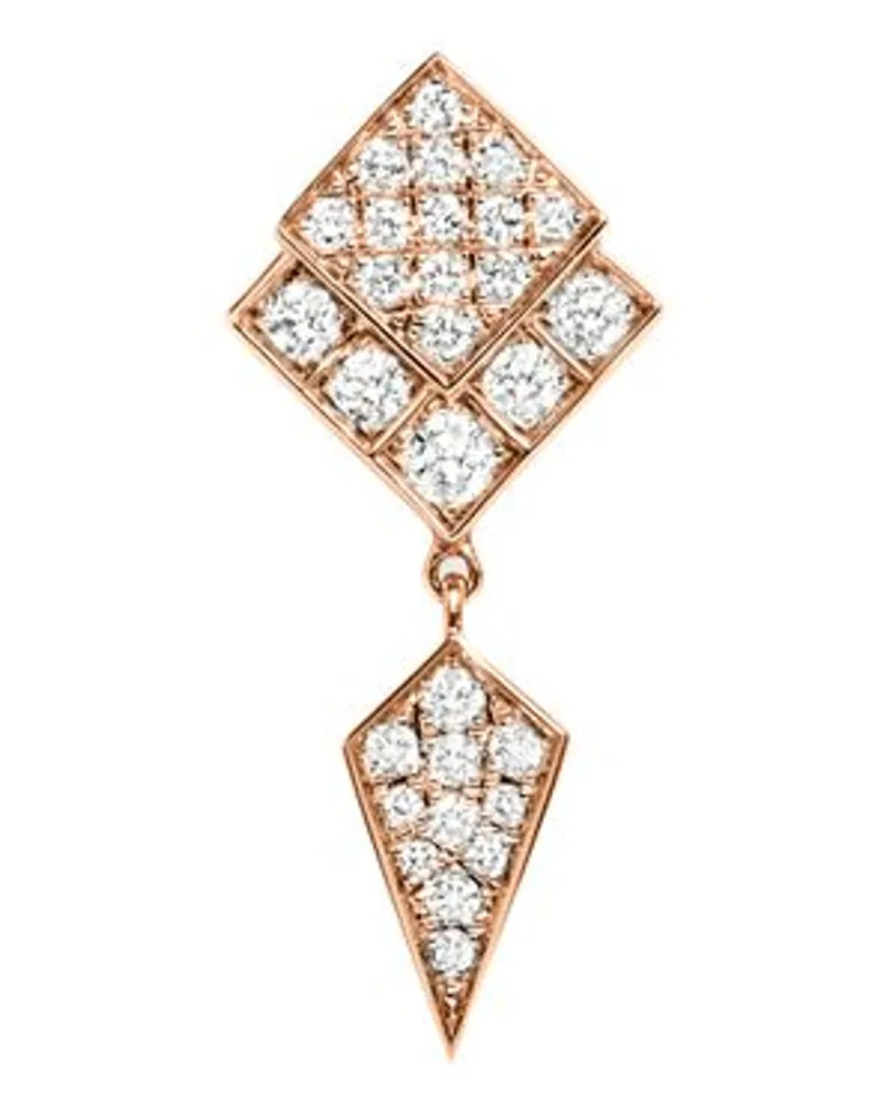 STATEMENT Ohrring Stairway Diamanten und Roségold Gold