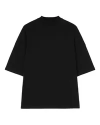 Jil Sander T-Shirt mit Rundhalsausschnitt Black