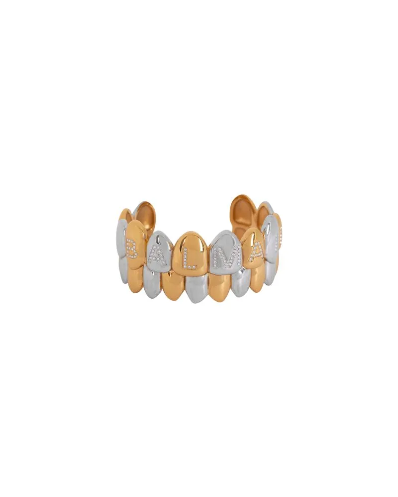 Balmain Armreif in Grillz-Optik Gold