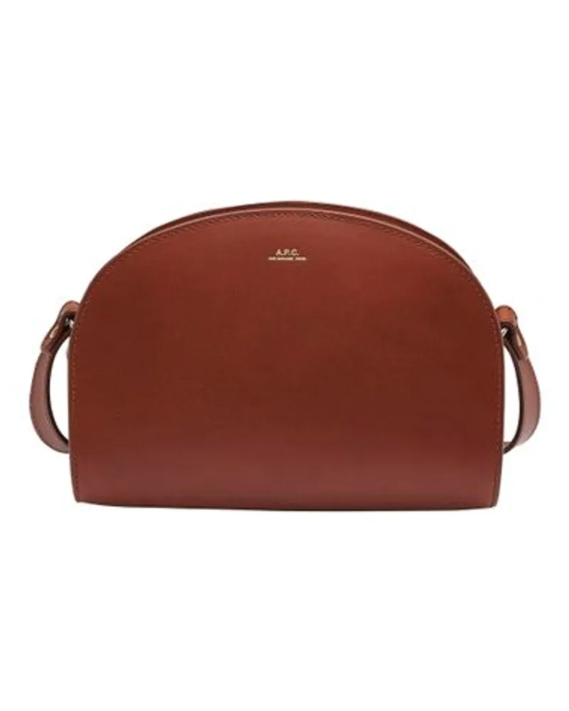 A.P.C. Halbmond-Tasche Brown