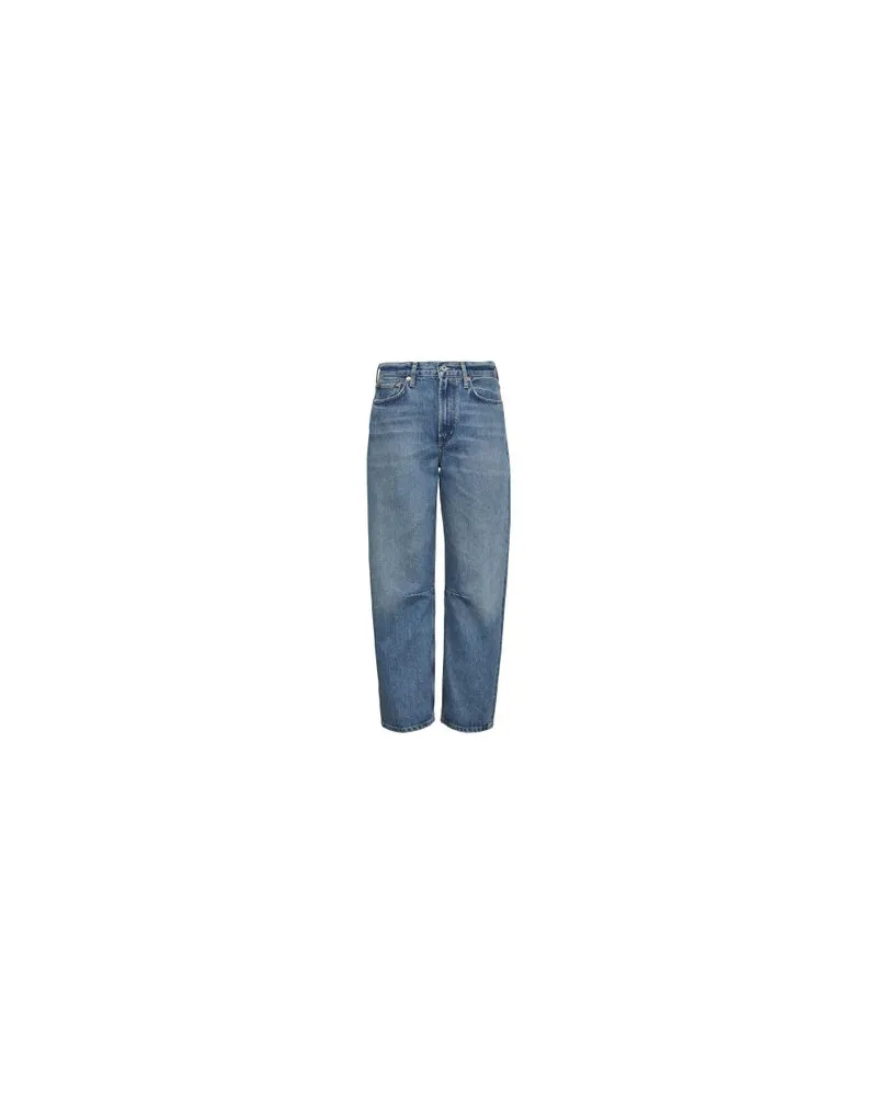 Chloé Zweireihiger Mantel Blue