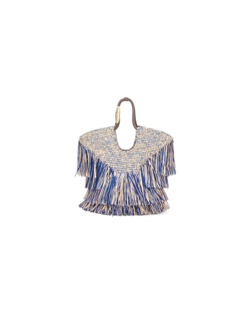 Chloé Zweireihiger Mantel Blue