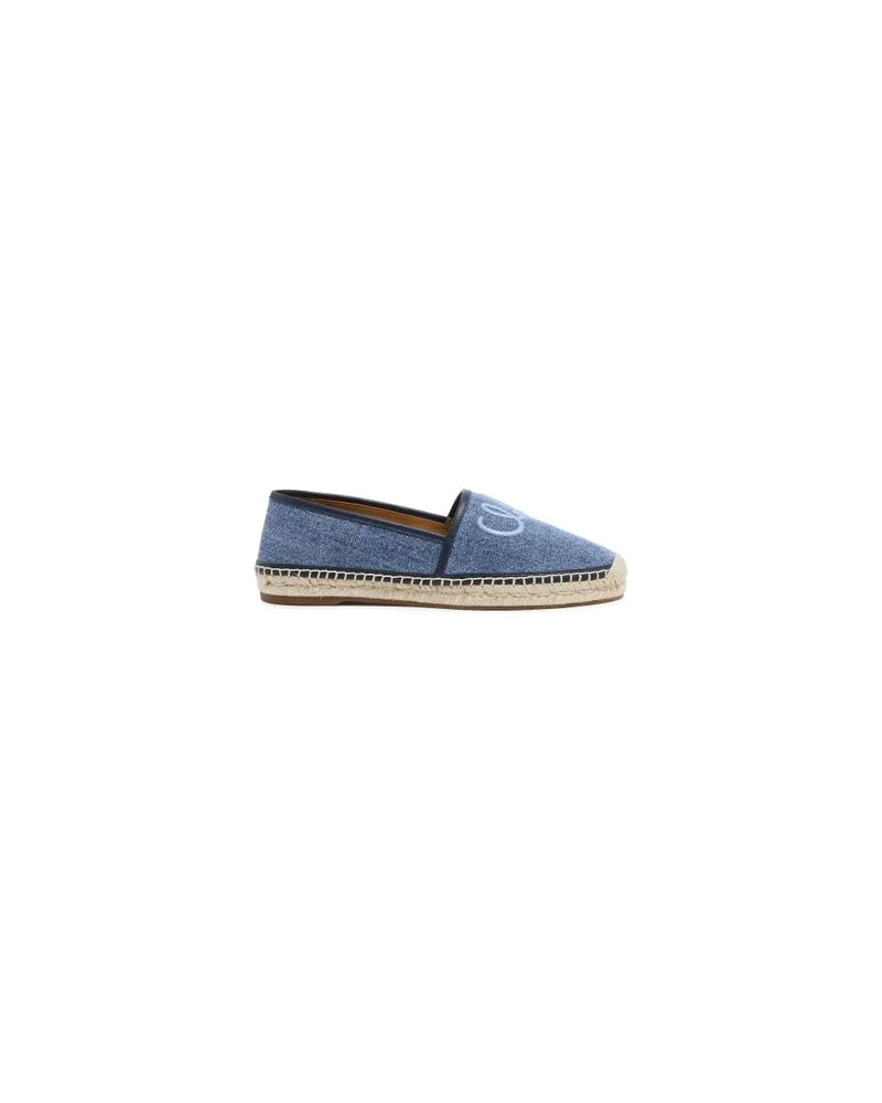 Chloé Zweireihiger Mantel Blue